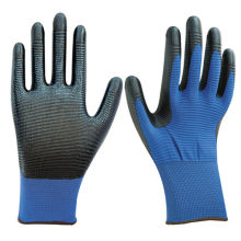 Anti Oil Resistant U3 Style Nitile Coated Work Gloves For Industrial